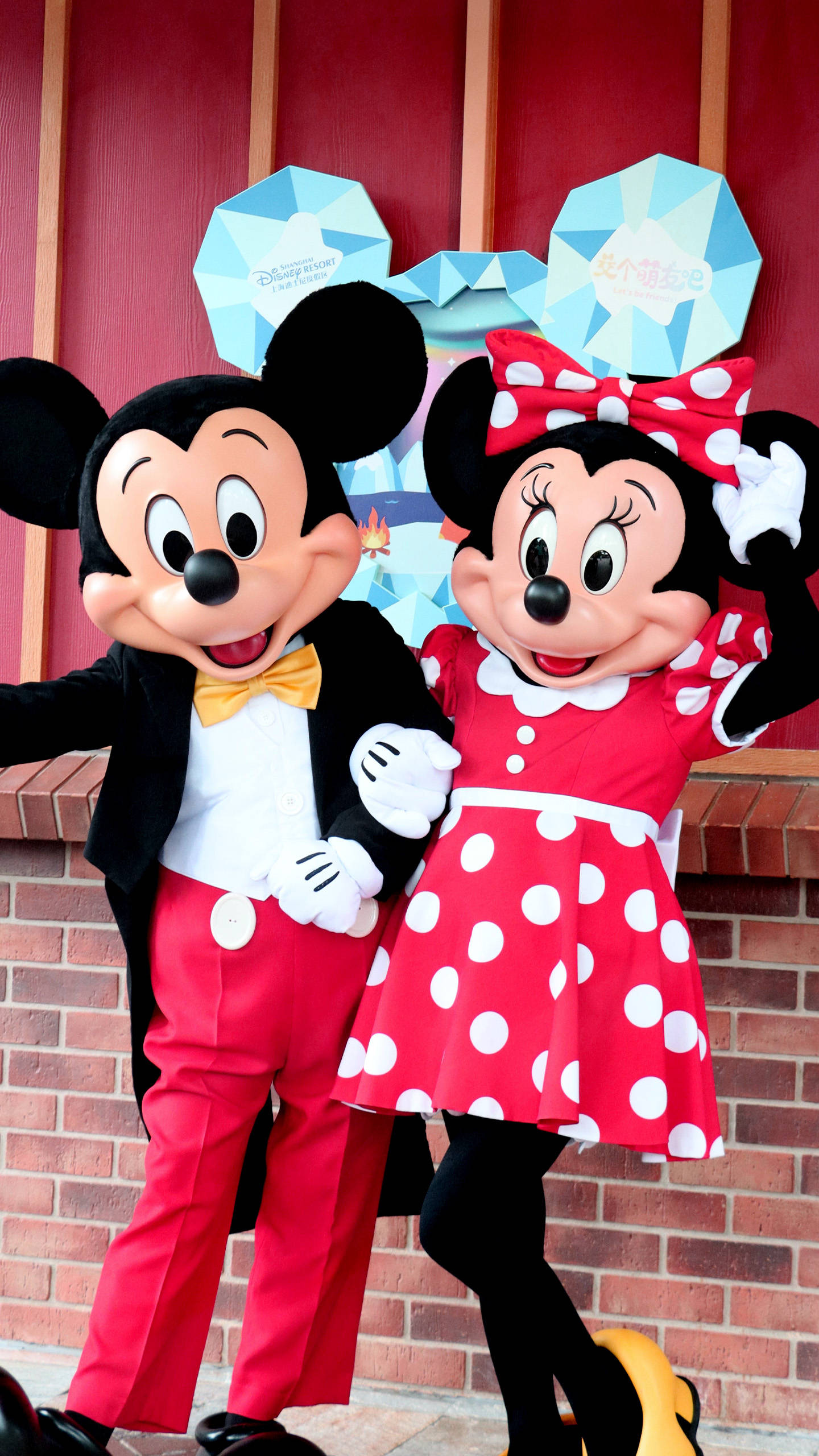 Mickey Minnie Disneyland Background