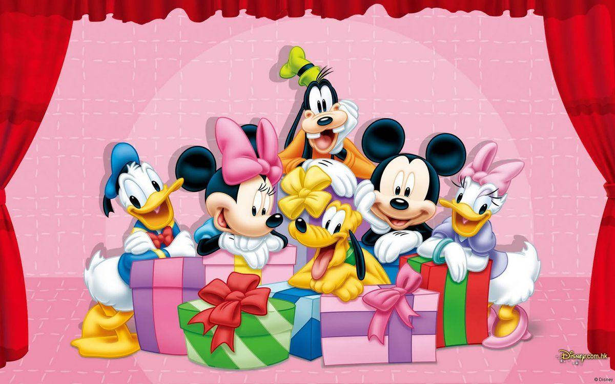 Mickey Mouse And Friends Birthday Wallpaper