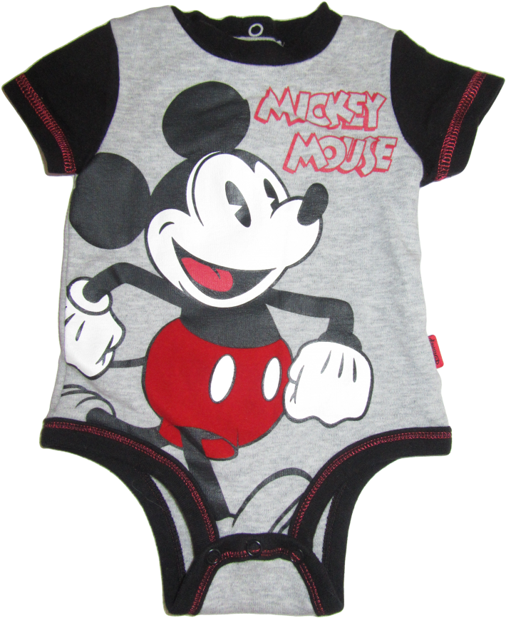 Mickey Mouse Baby Onesie PNG