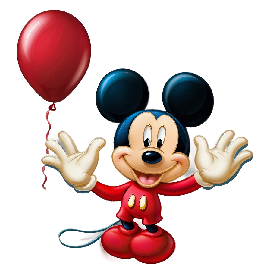 Download Mickey Mouse Balloon Design Png 19 | Wallpapers.com