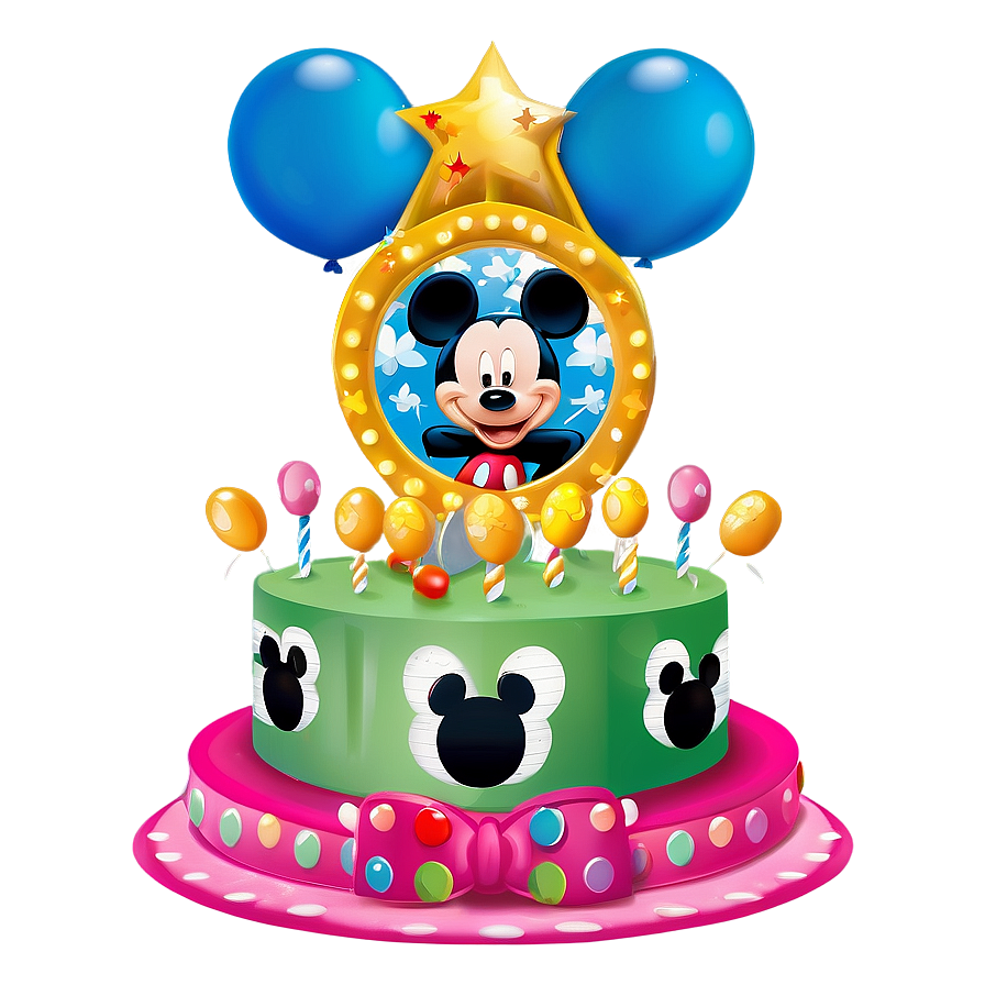 Mickey Mouse Birthday Celebration Png 9 PNG