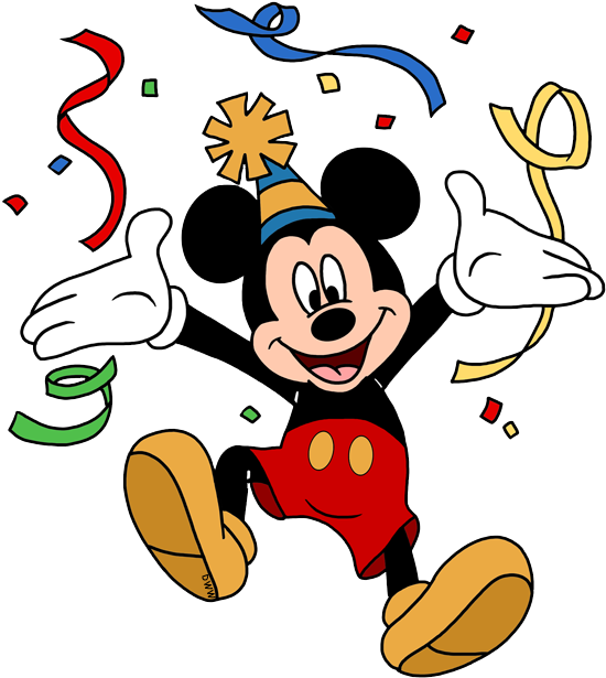 Mickey Mouse Celebration PNG