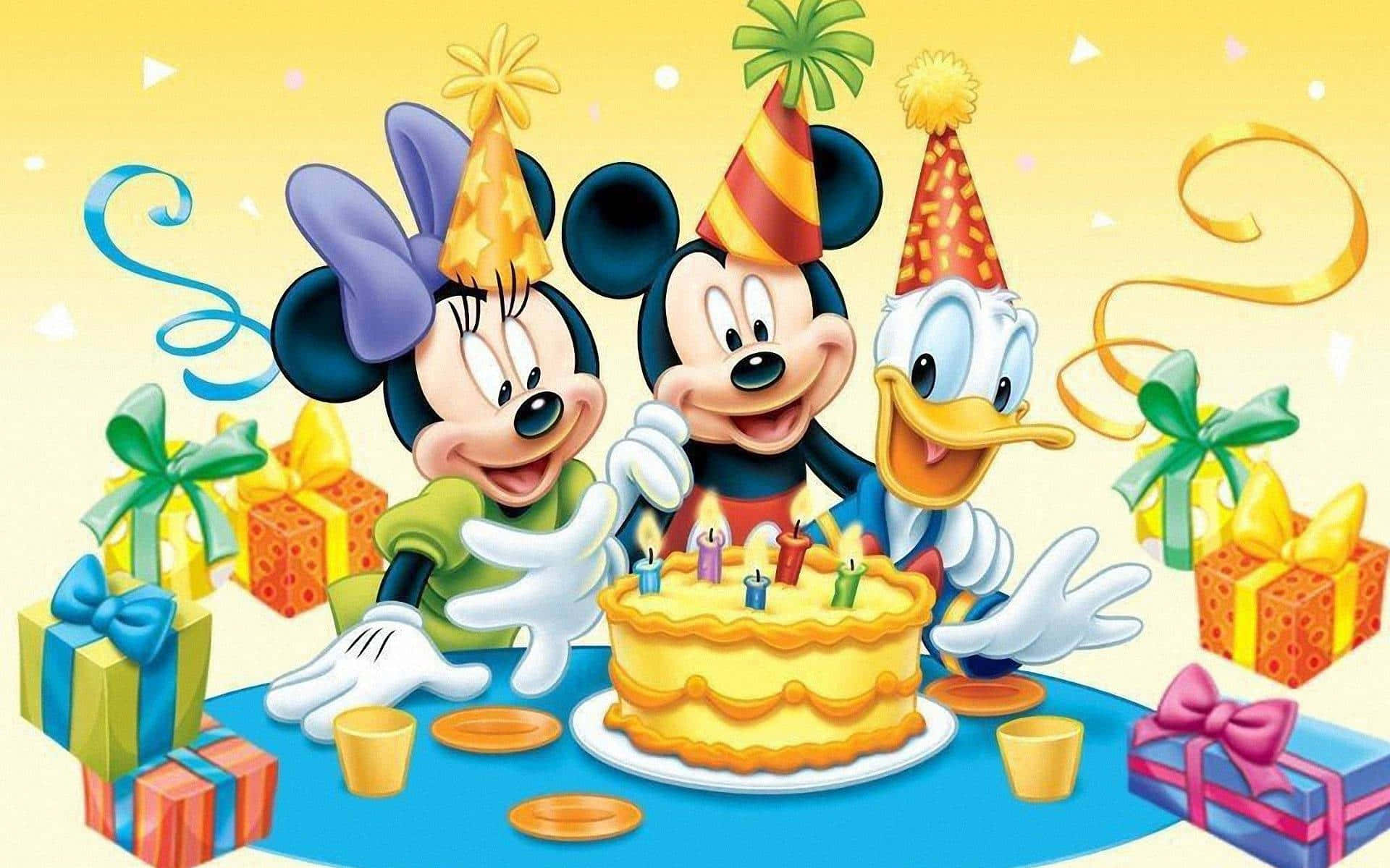 Begleitensie Mickey, Donald Und Goofy Auf Ihren Abenteuern Im Magischen Mickey Mouse Clubhaus.