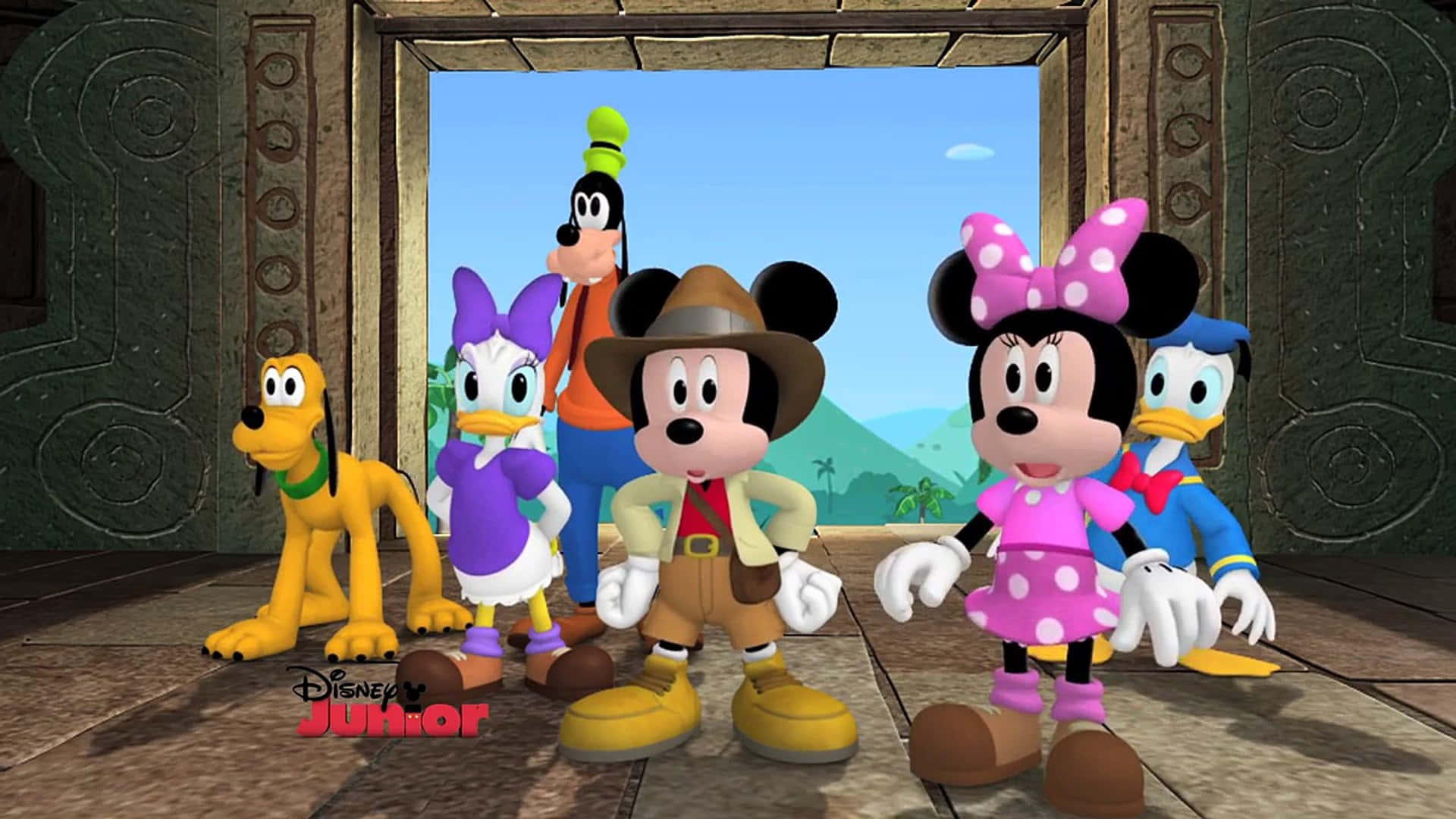 All Our Favorite Friends Gathered in the Mickey Mouse Clubhouse!