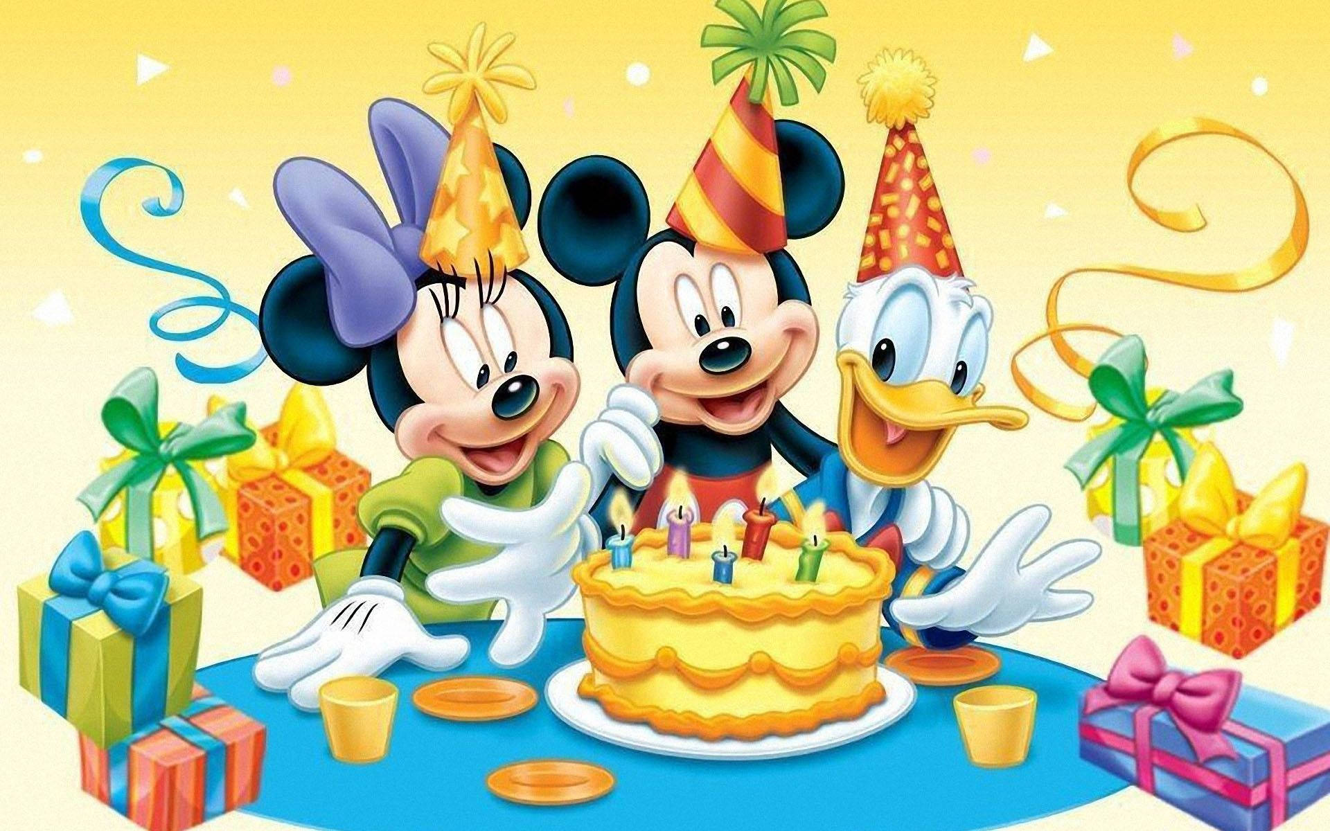 Mickey Mouse Clubhouse Birthday Party Wallpaper