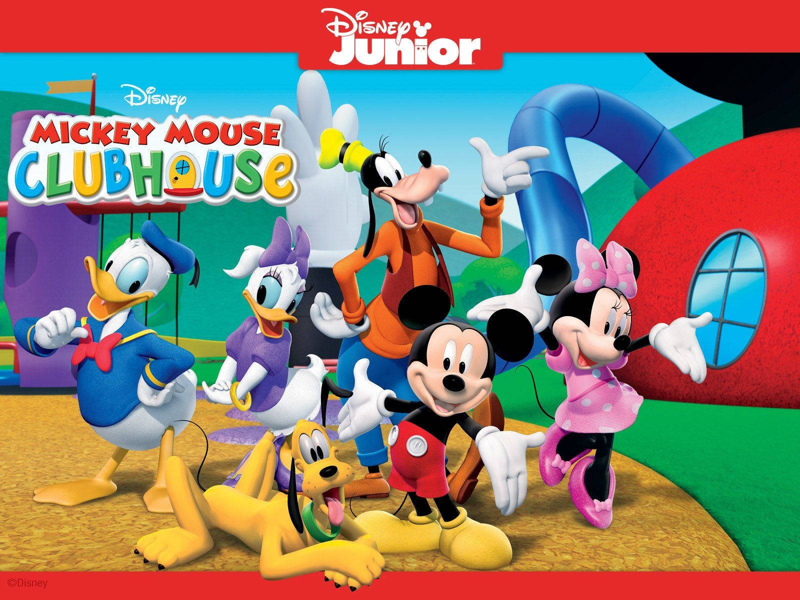 Mickey Mouse Clubhouse Disney Junior Poster Wallpaper