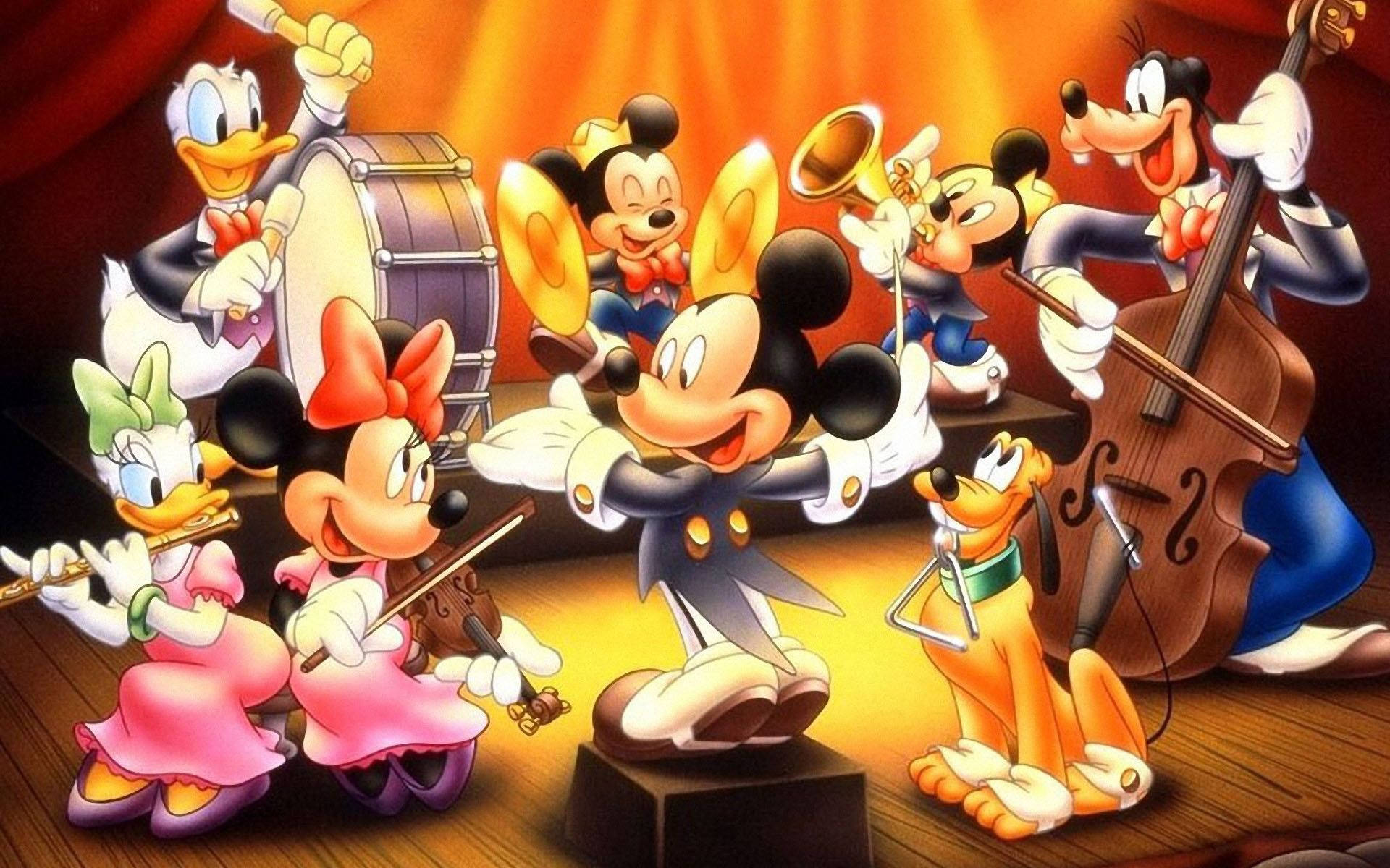 Mickey Mouse Clubhouse Musical Band Wallpaper