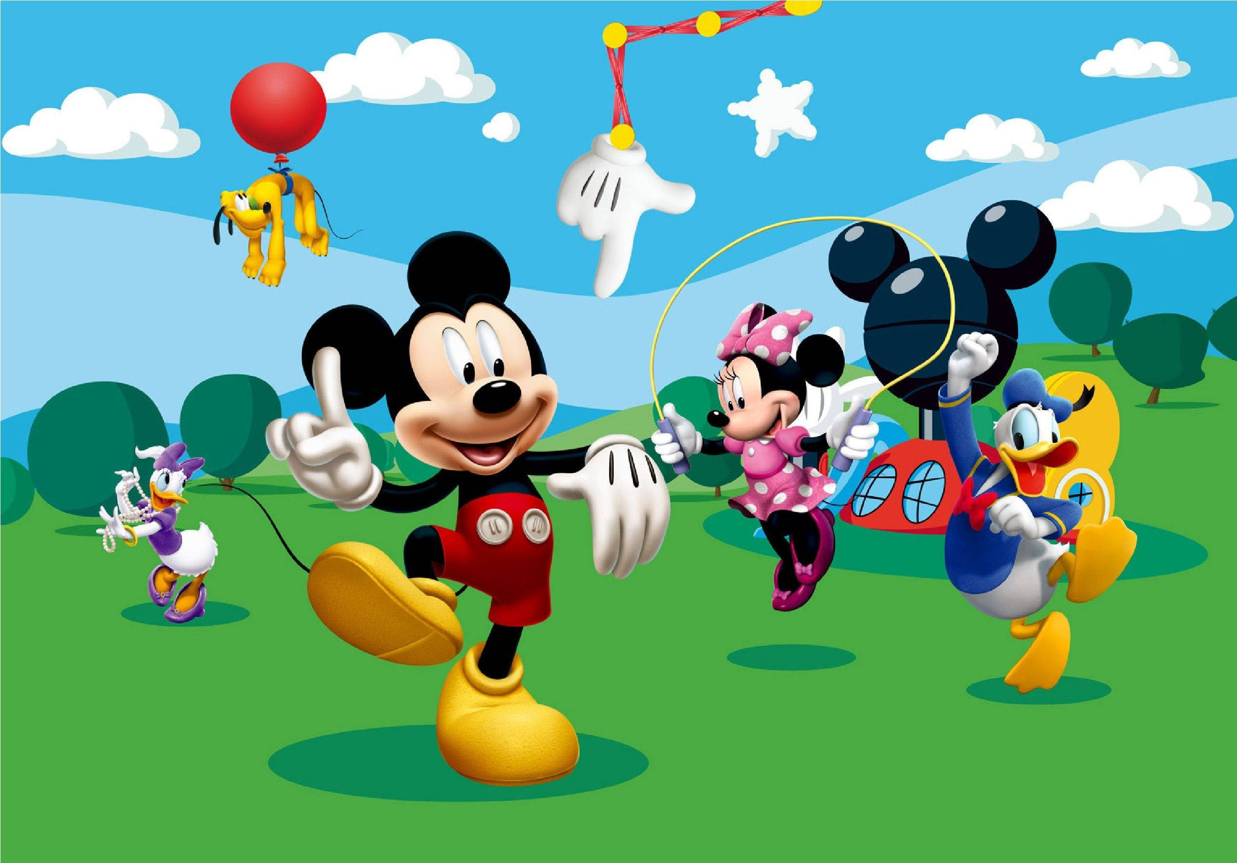 Mickey Mouse Clubhouse Outdoor Fun Wallpaper