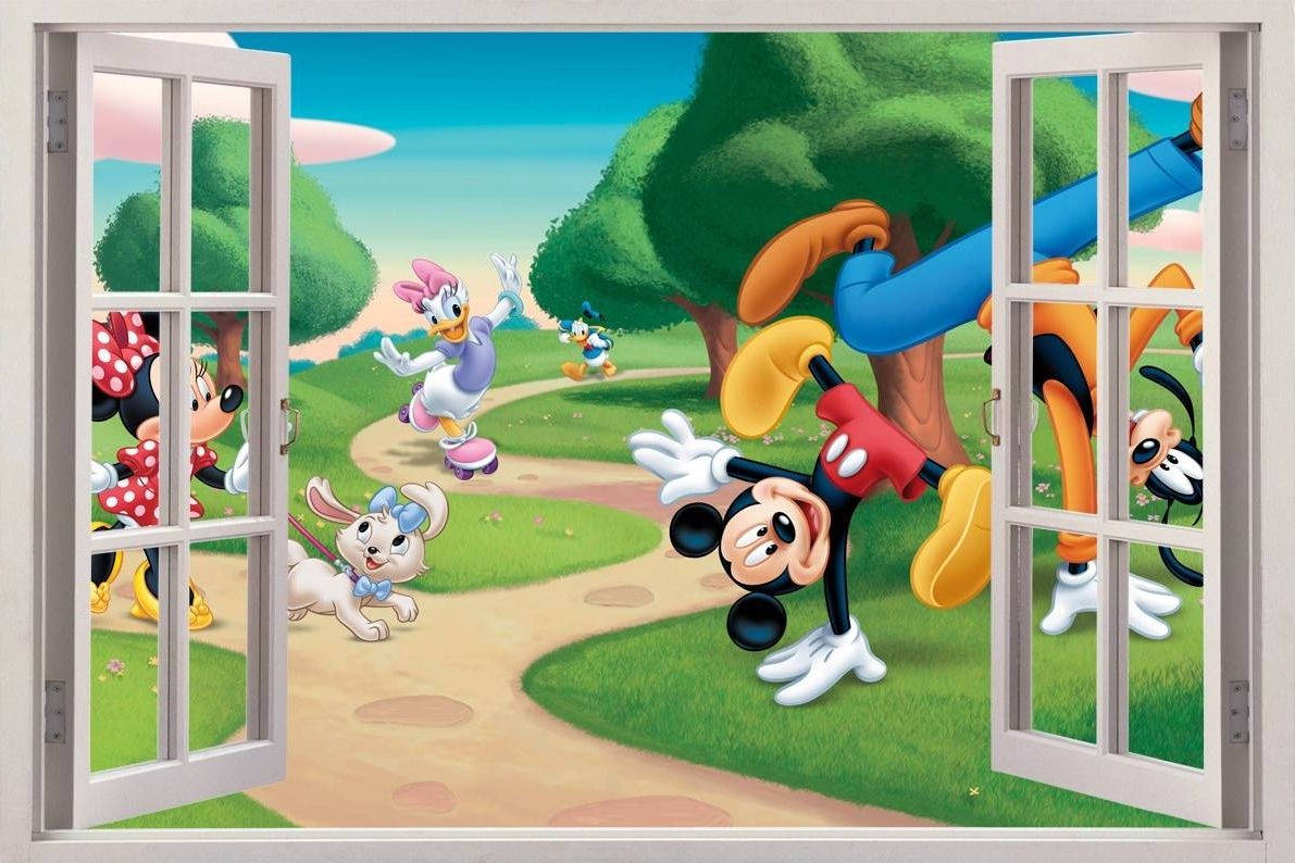 Mickey Mouse Clubhouse Window View Wallpaper