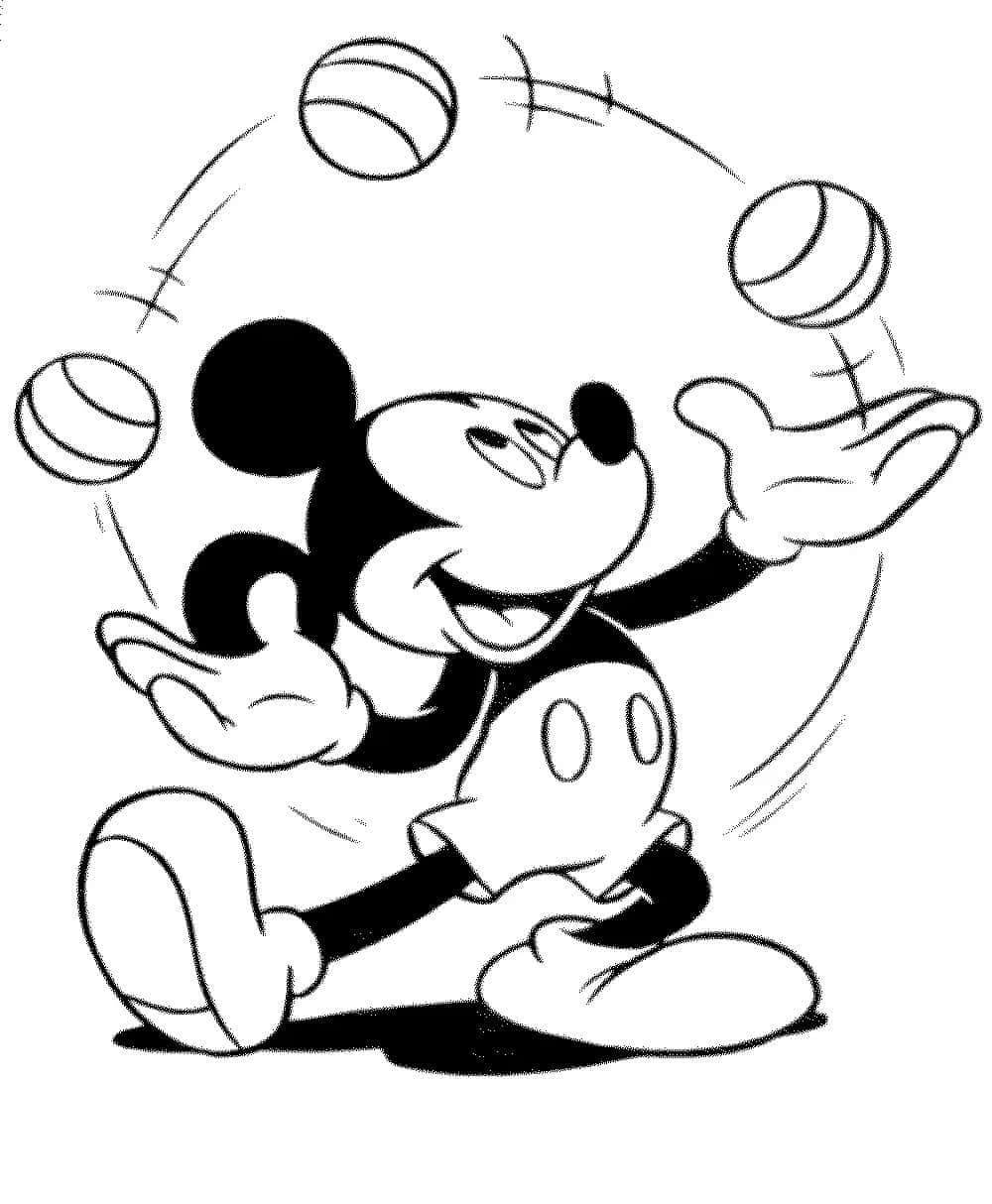 Color the Wonderful World of Mickey Mouse!