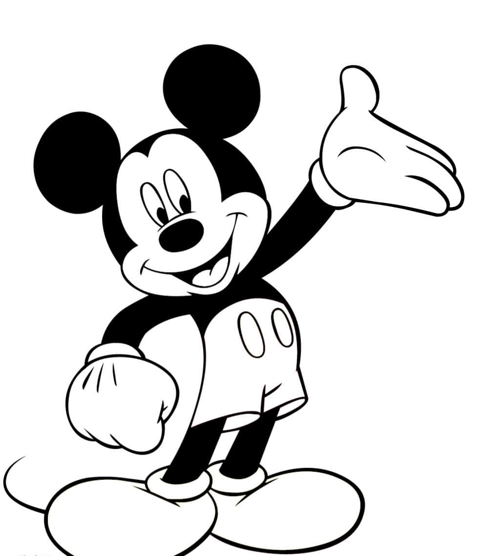 Enjoy Fun Colouring with Mickey Mouse