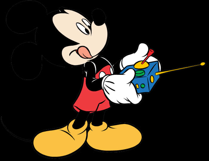 Mickey Mouse Conducting Music PNG