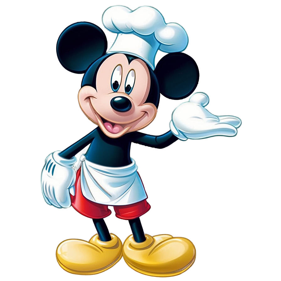 Mickey Mouse Cooking Chef Png Snj PNG