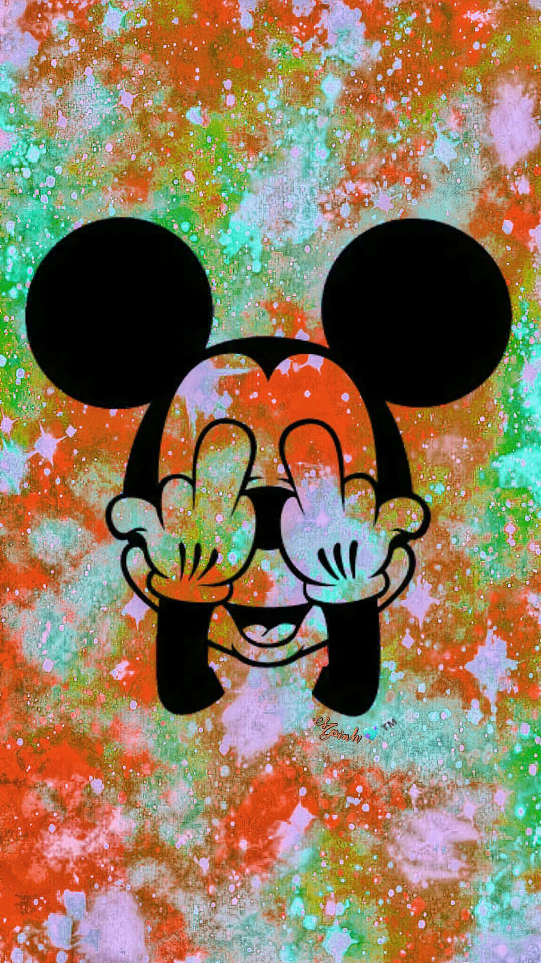 Kig cool, Mickey Mouse! Wallpaper