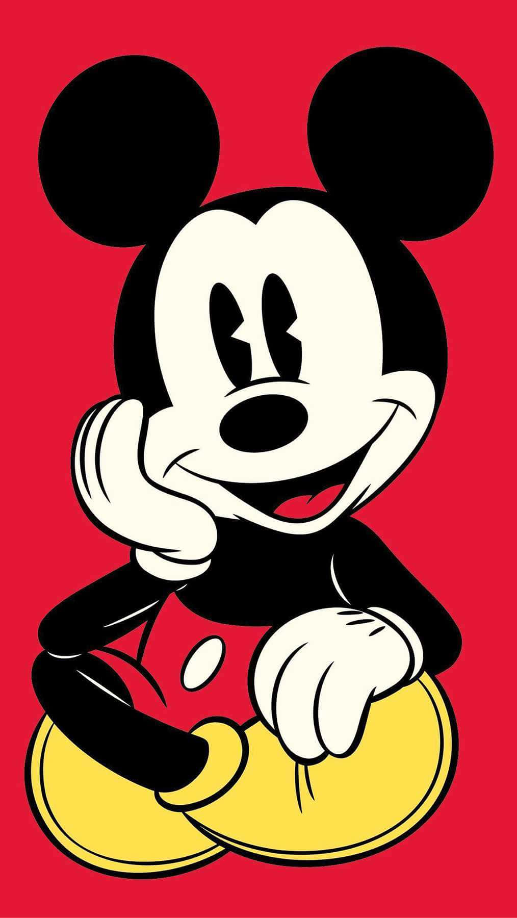 Se cool ud med Mickey! Wallpaper