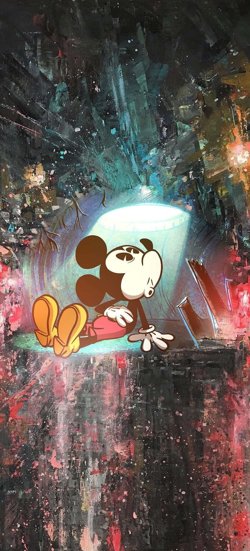 Hold dig cool og se cool ud med Mickey Mouse! Wallpaper