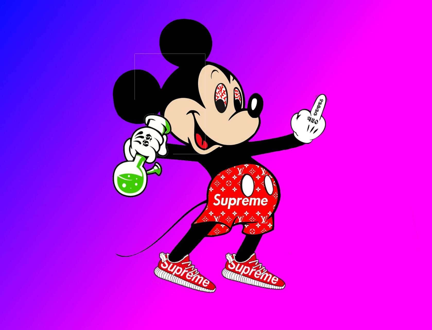 Mickey Mouse Cool 1678 X 1280 Wallpaper