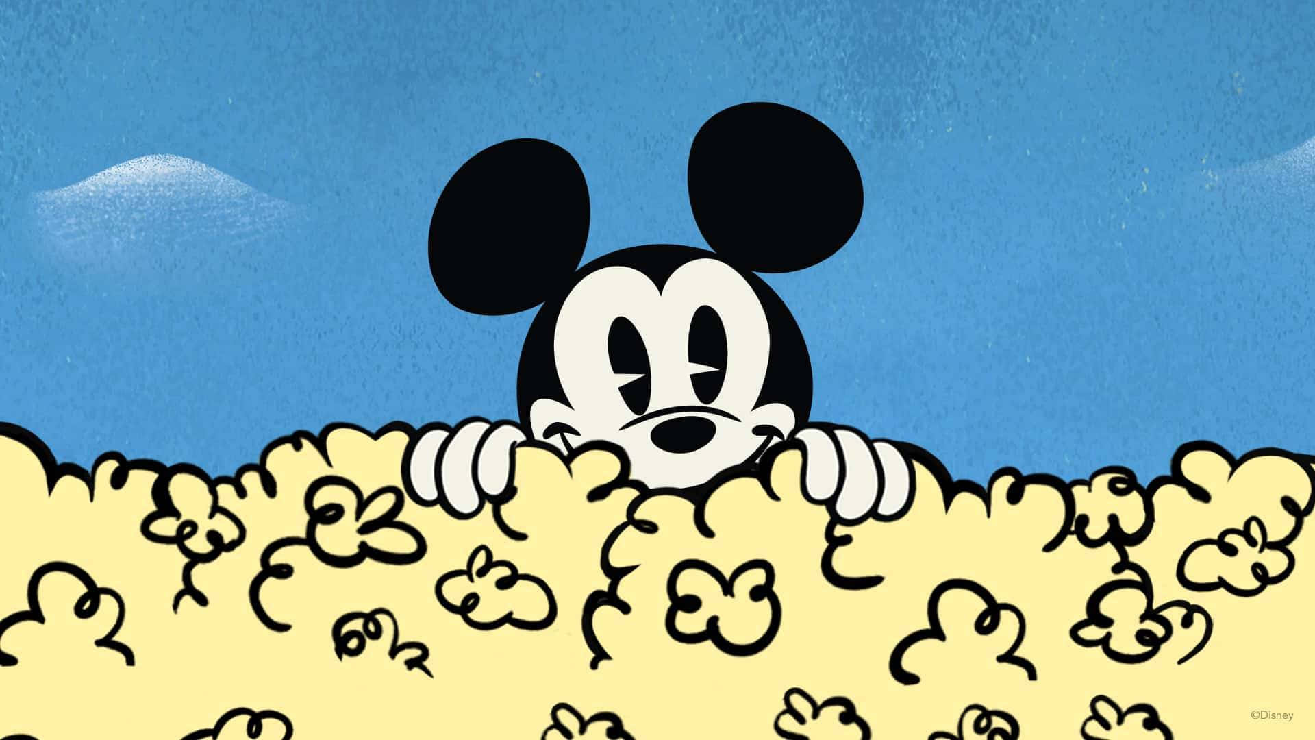Mickeymouse Visar Upp Sin Avslappnade Inställning! Wallpaper