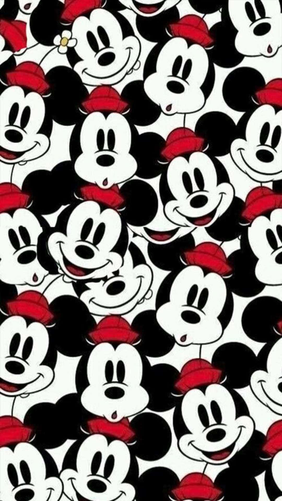 Mickey Mouse ser altid skarp ud og forbliver cool. Wallpaper