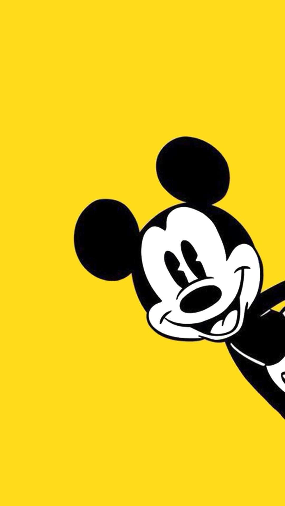 "Stay cool with Mickey Mouse and his iconic style." Wallpaper
