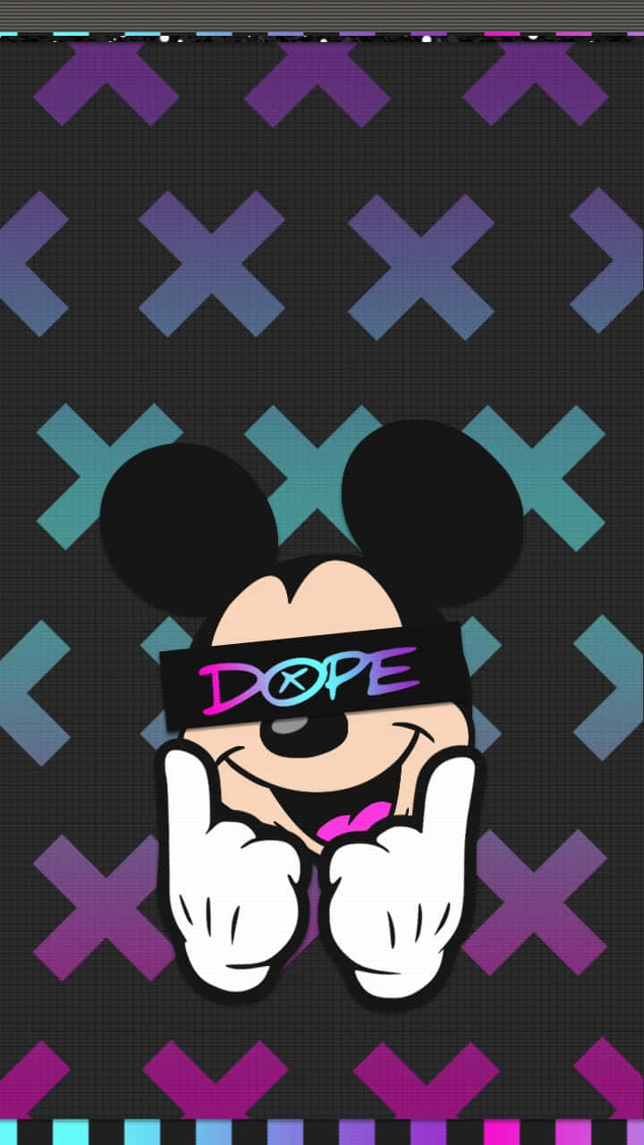 Image  Mickey Mouse looking cool. Wallpaper
