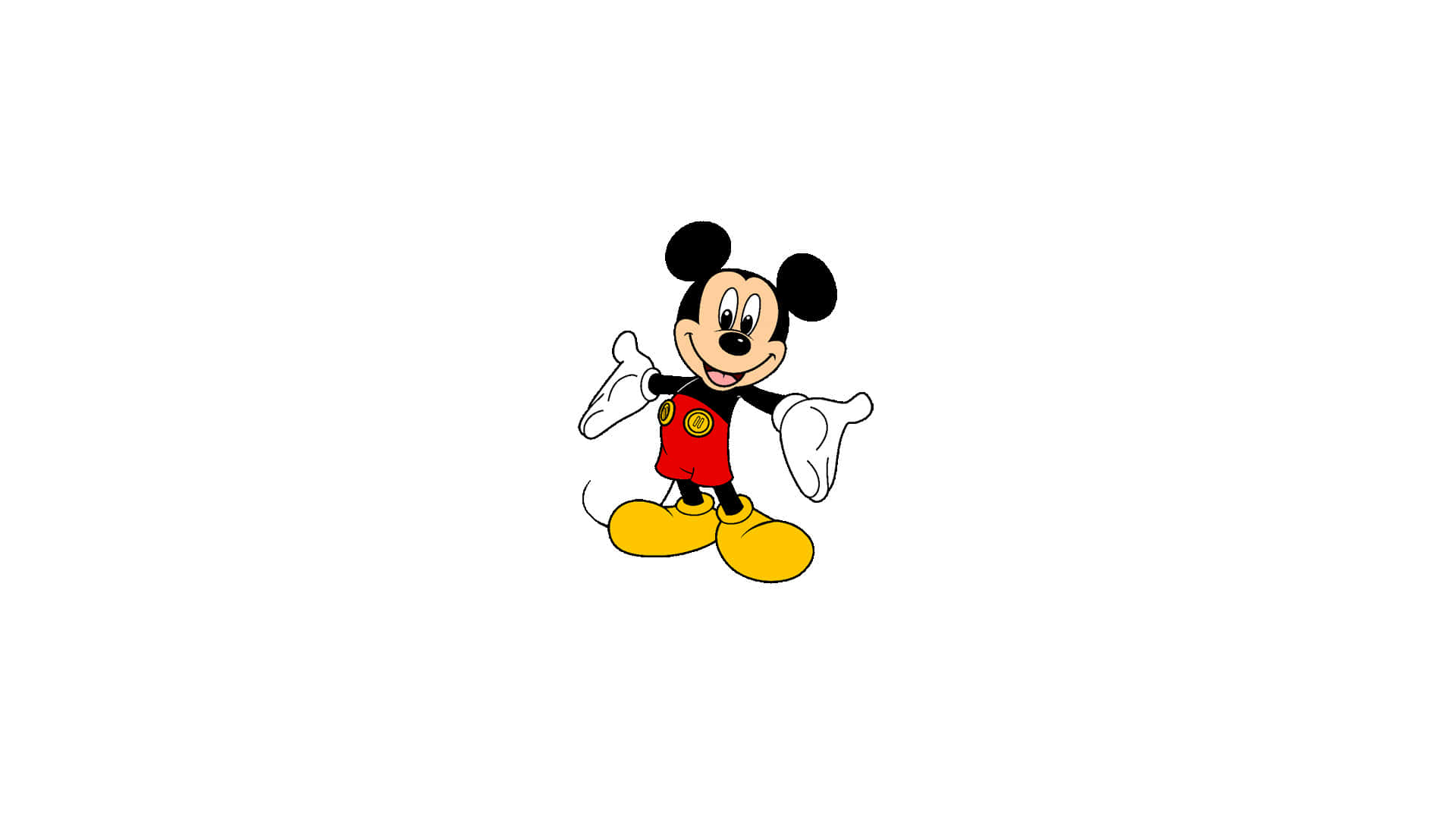 Komut Ur Huset Med Mickey Mouse Skrivbordsunderlägg. Wallpaper