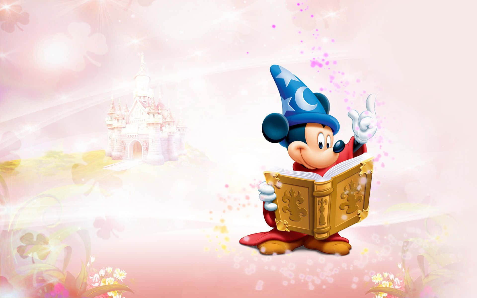 Mickey Mouse Desktop Book Wallpaper