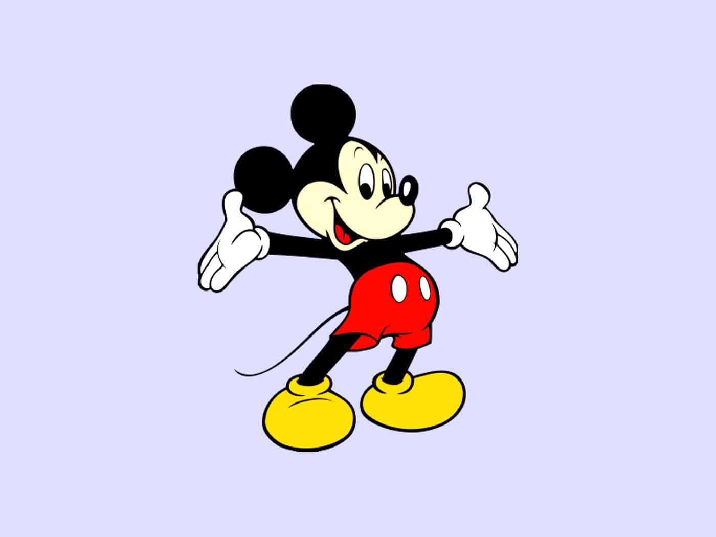 Mickey Mouse Desktop Arms Wallpaper