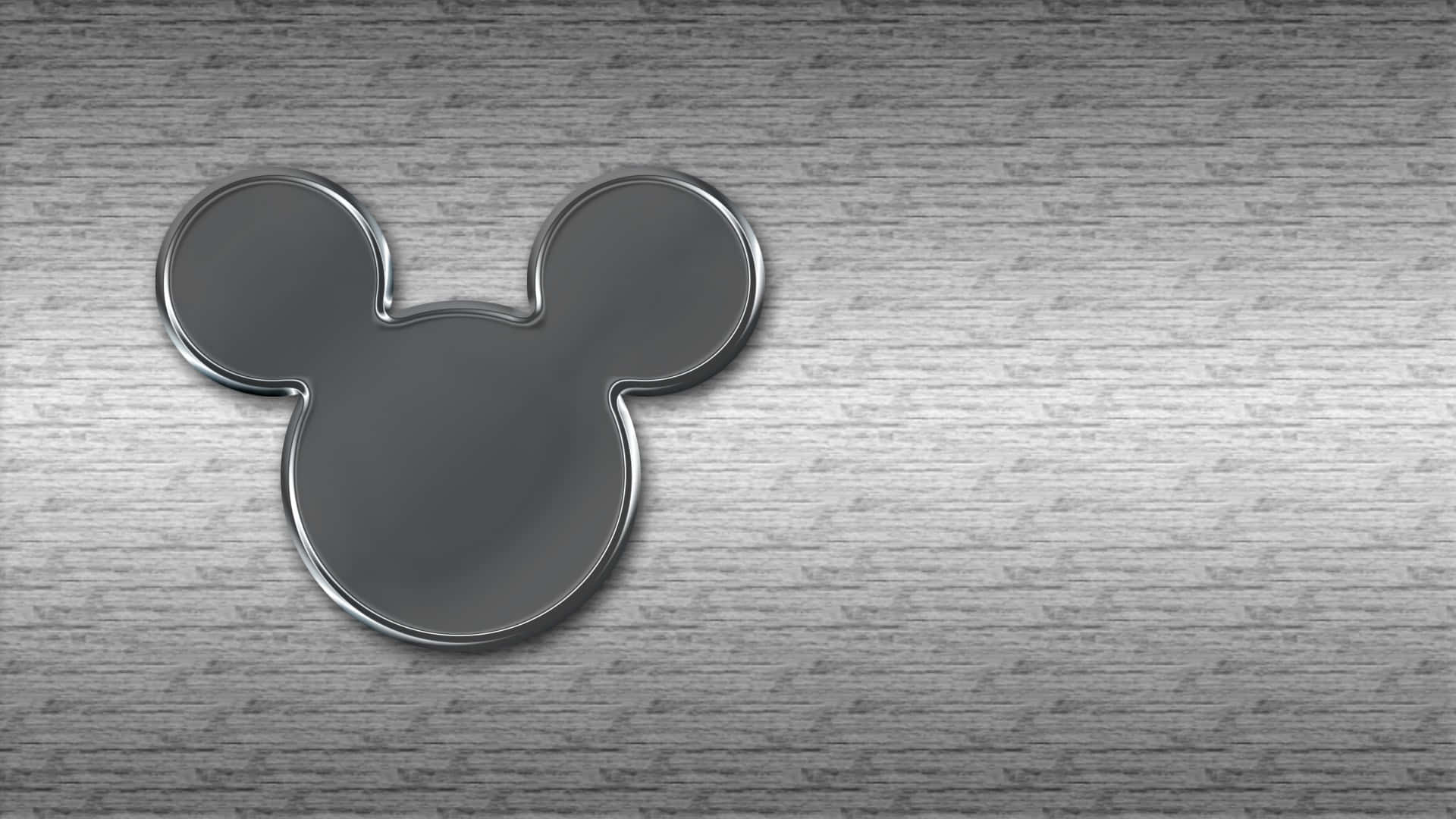 Sfondodesktop Di Mickey Mouse Color Argento Sfondo