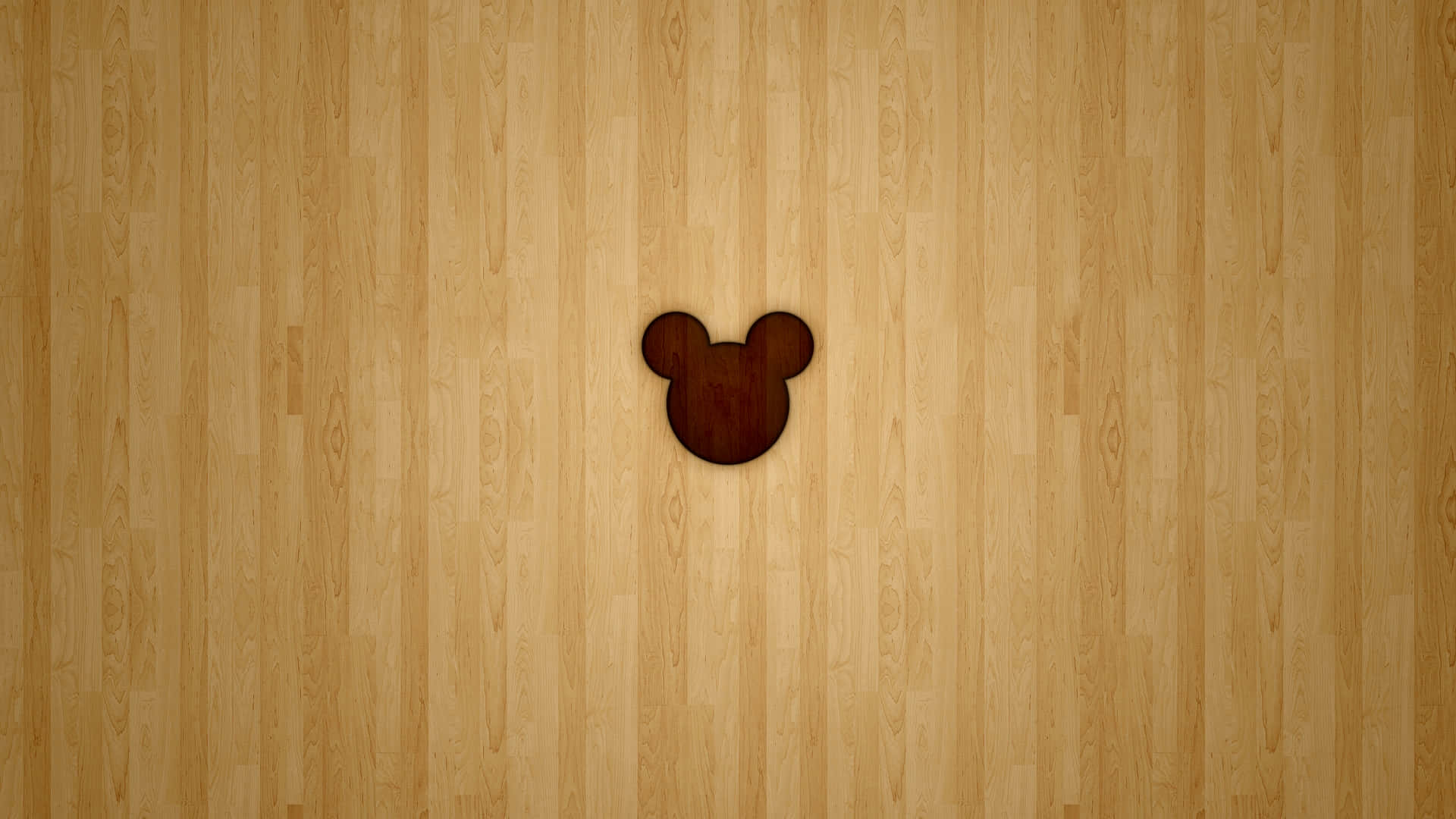 Wooden Mickey Mouse Desktop Wallpaper