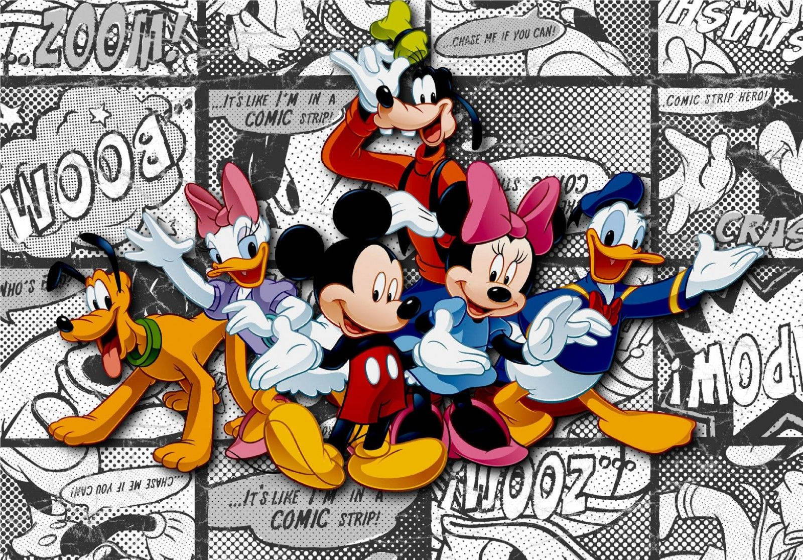 Mickey Mouse Disney Comic Art