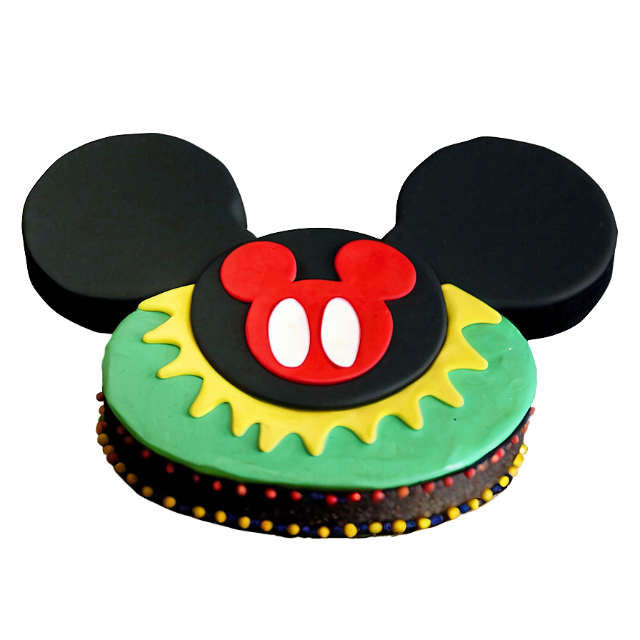 Mickey Mouse Ears Cake Topper Png 88 PNG