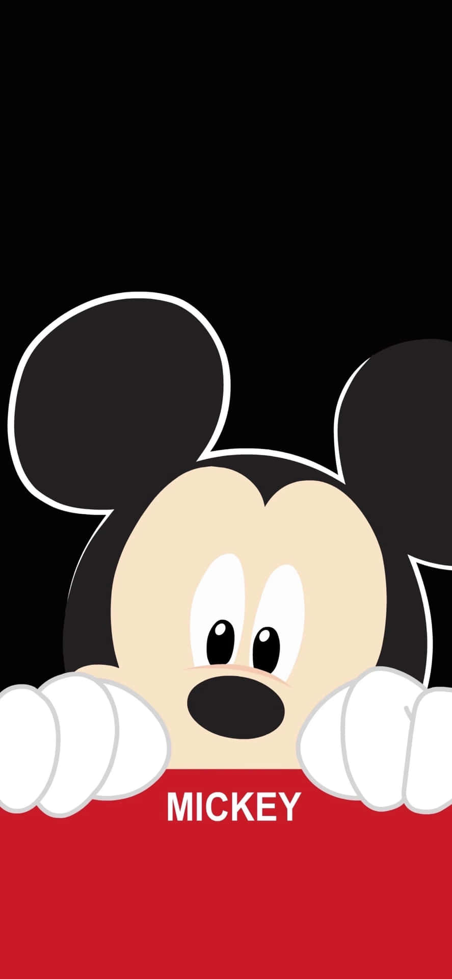 Show your Disney spirit with these iconic Mickey Mouse ears! Wallpaper