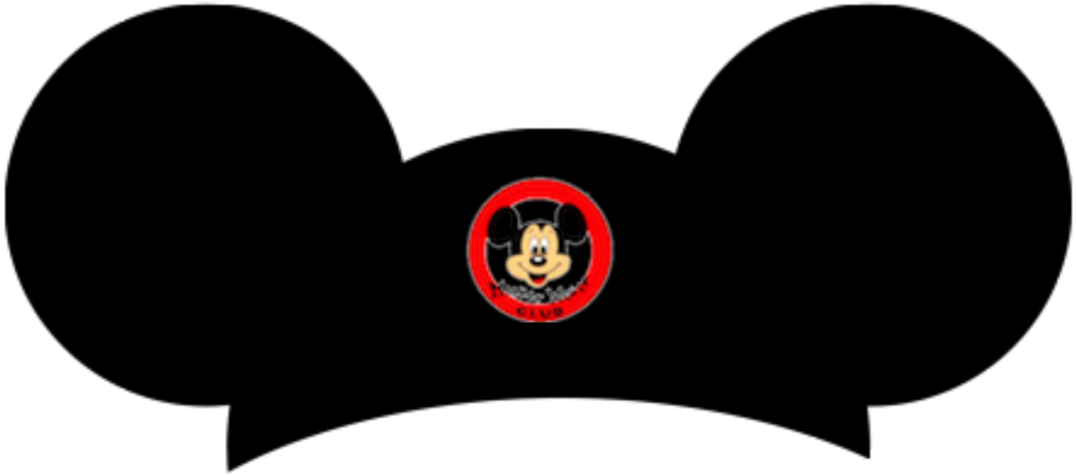 Mickey Mouse Ears Icon PNG