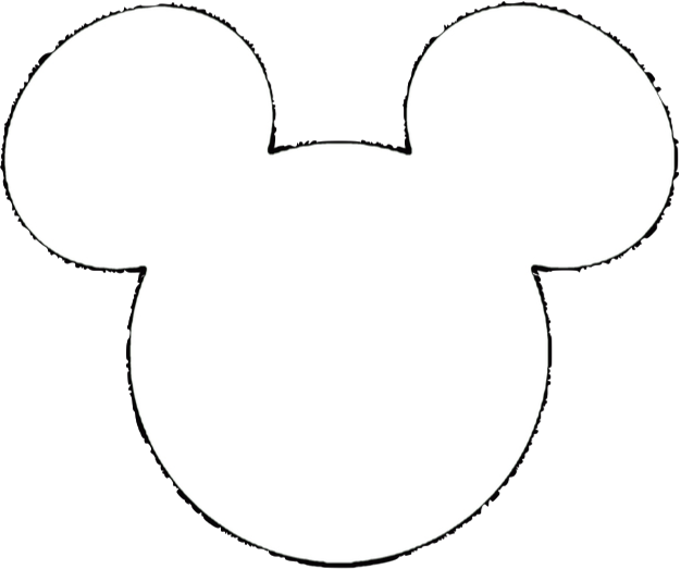 Download Mickey Mouse Ears Outline | Wallpapers.com
