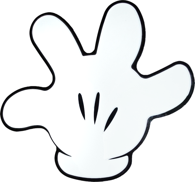 Mickey Mouse Hand Gesture PNG