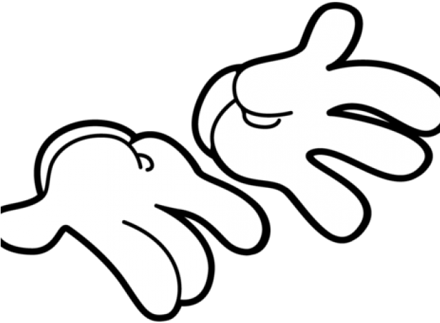 Mickey Mouse Hands Vector PNG
