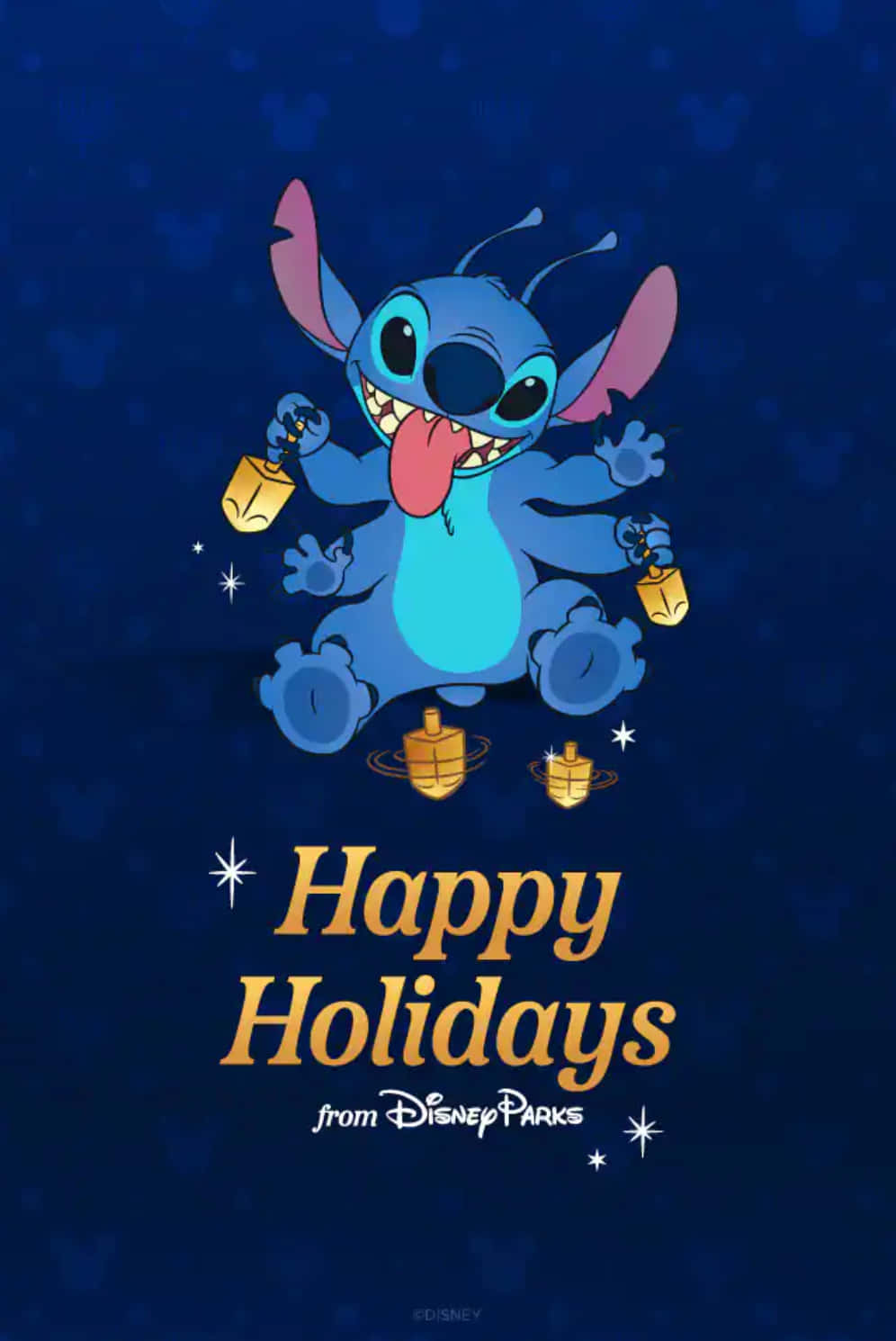 "Wishing You a Happy New Year, From Everyone's Favorite Mouse!" Wallpaper