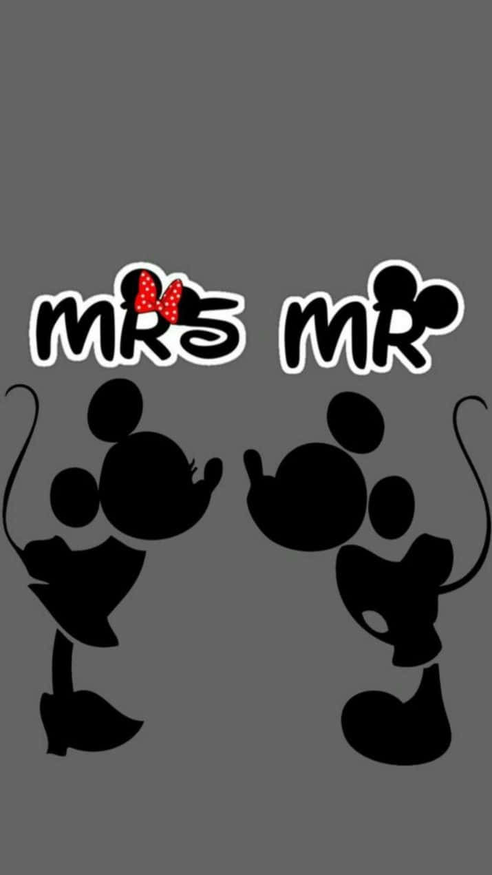 Mickey Mouse Home Mr. And Mrs. Wallpaper