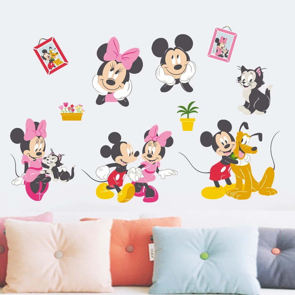 Mickeymaus' Ikonisches Zuhause Wallpaper