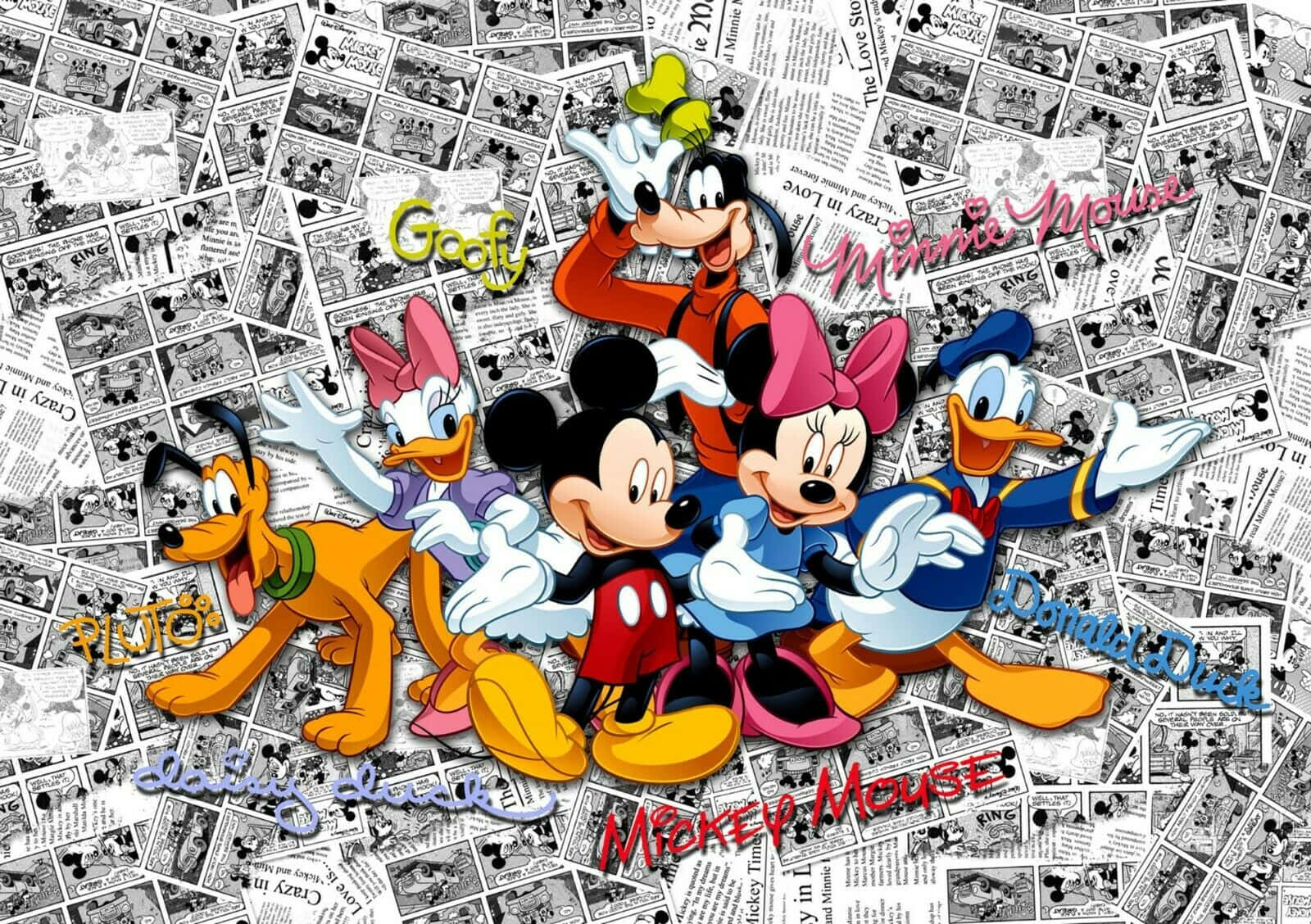 Bildim Gemütlichen Zuhause Von Mickey Mouse Wallpaper