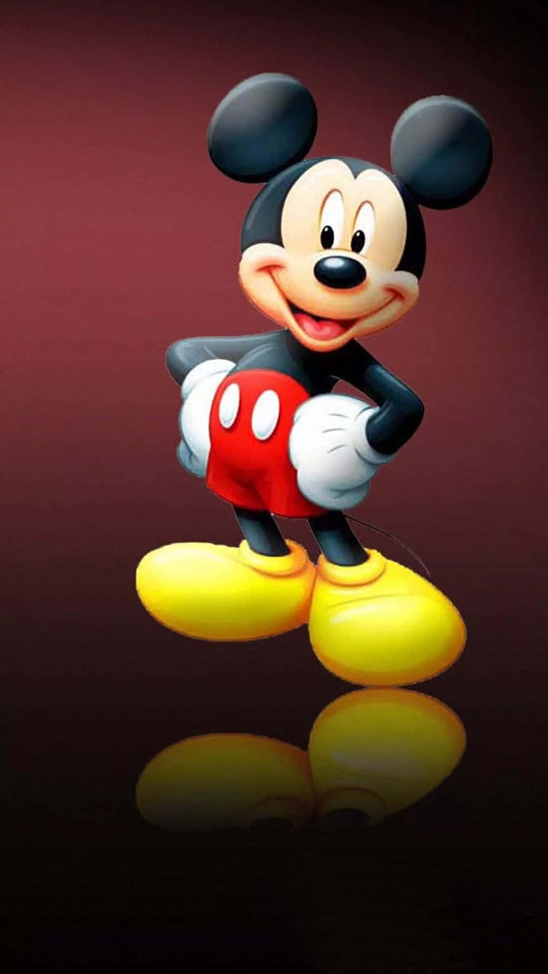 Enjoy a day of fun in the magical Mickey Mouse Home Wallpaper
