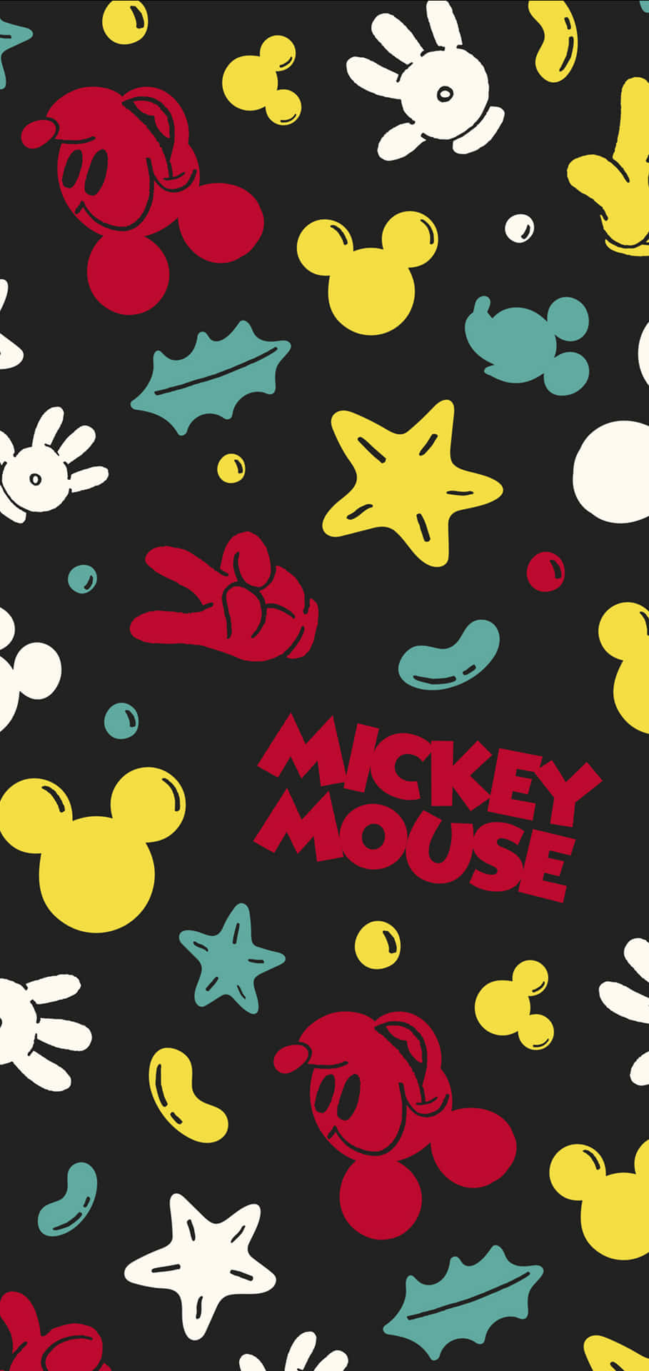 Fun and Whimsical Mickey Mouse Home Wallpaper