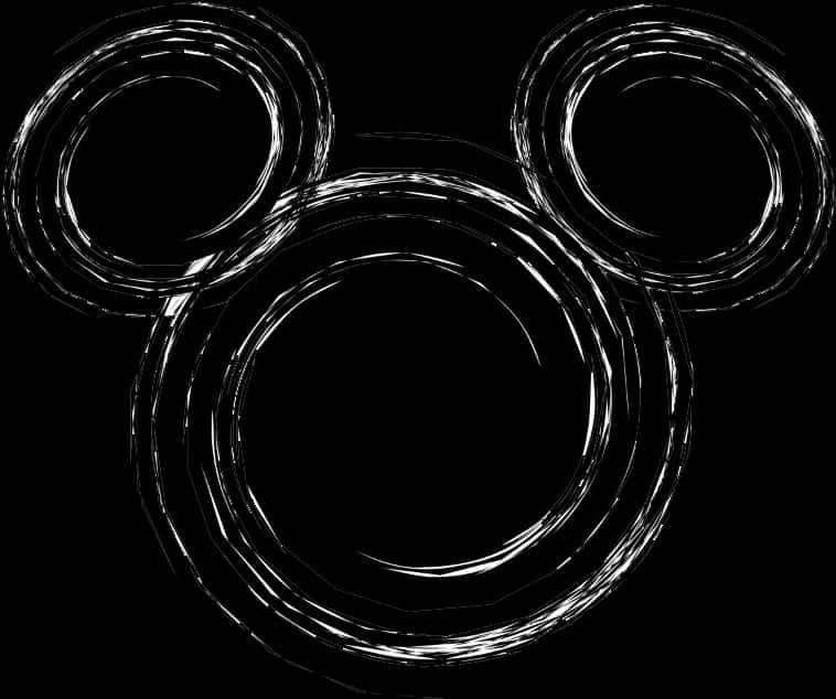 Mickey Mouse Icon Sketch PNG
