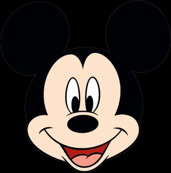 Mickey Mouse Iconic Face PNG
