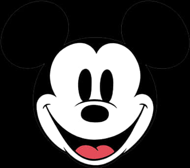 Mickey Mouse Iconic Smile.png PNG