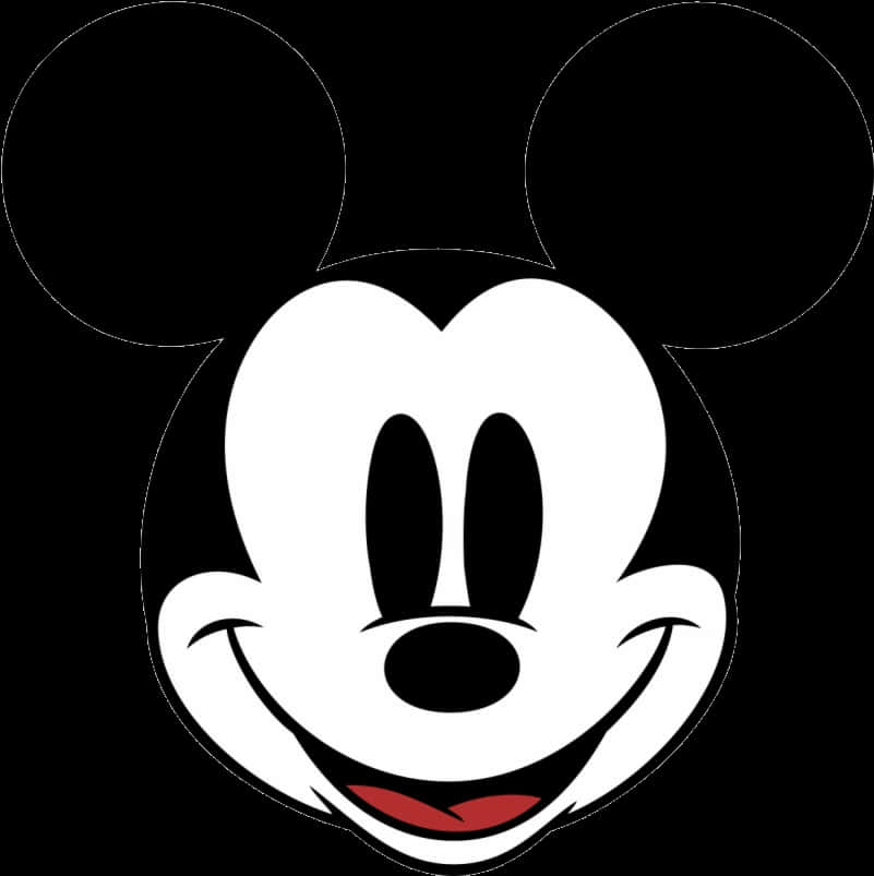 Mickey_ Mouse_ Iconic_ Smile PNG