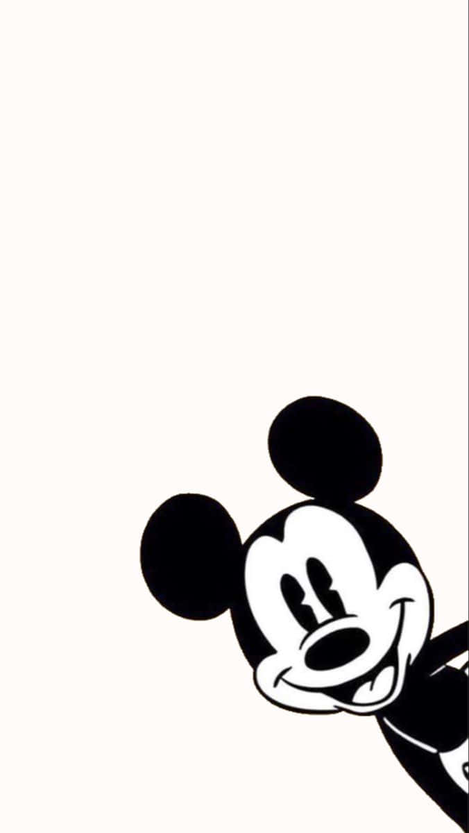 Mickey Mouse Minimalist Art.jpg Wallpaper