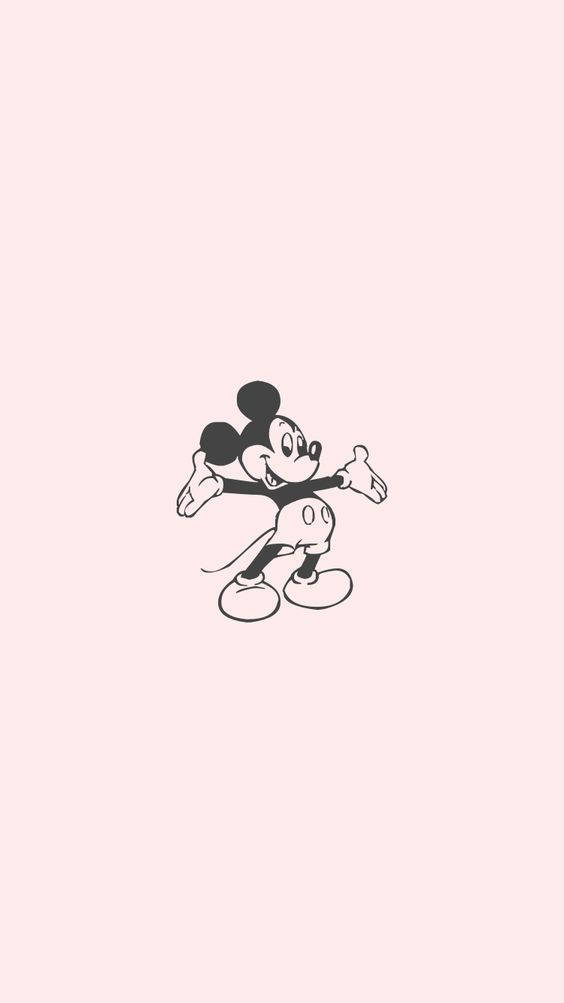 Mickey Mouse Minimalist Disney Iphone Wallpaper
