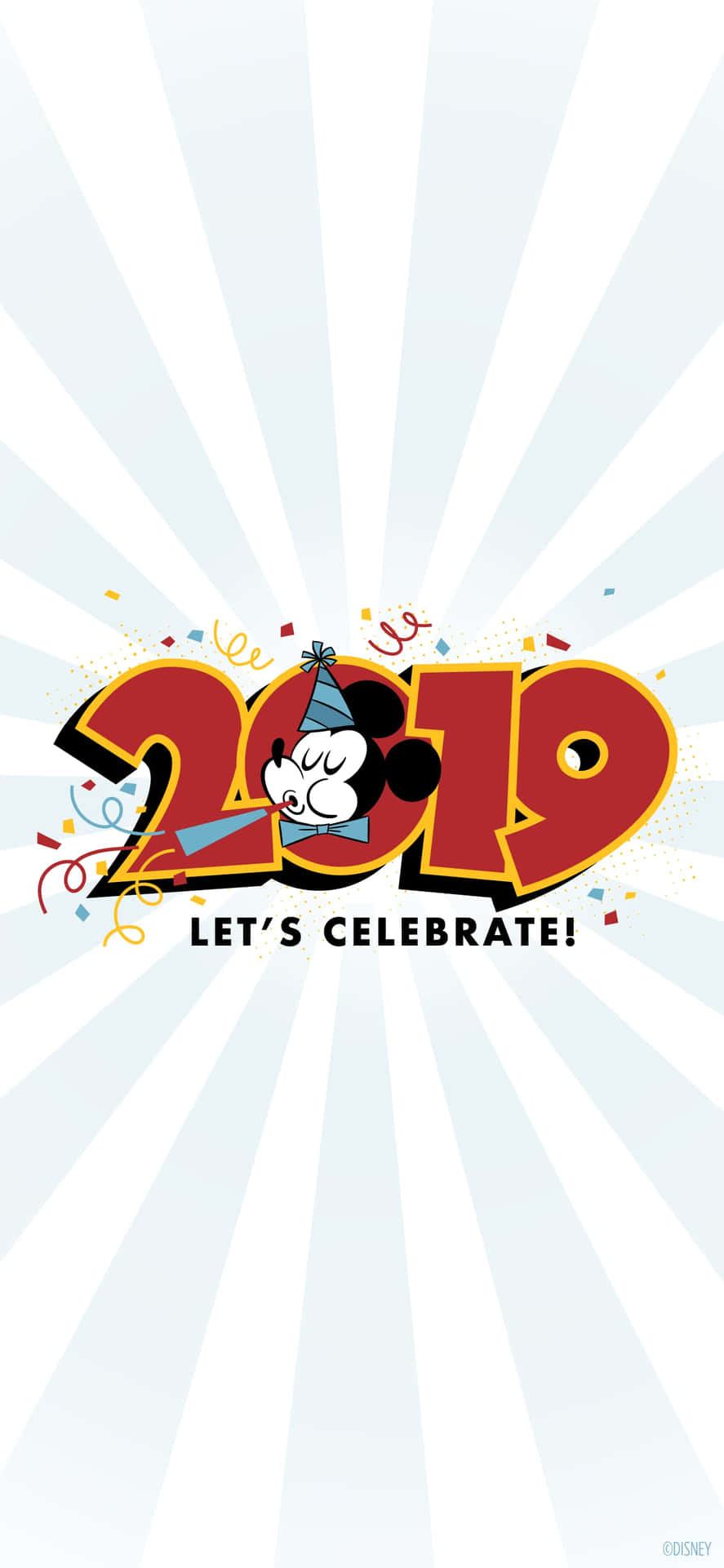 Feiernsie Das Neue Jahr Mit Micky Maus! Wallpaper